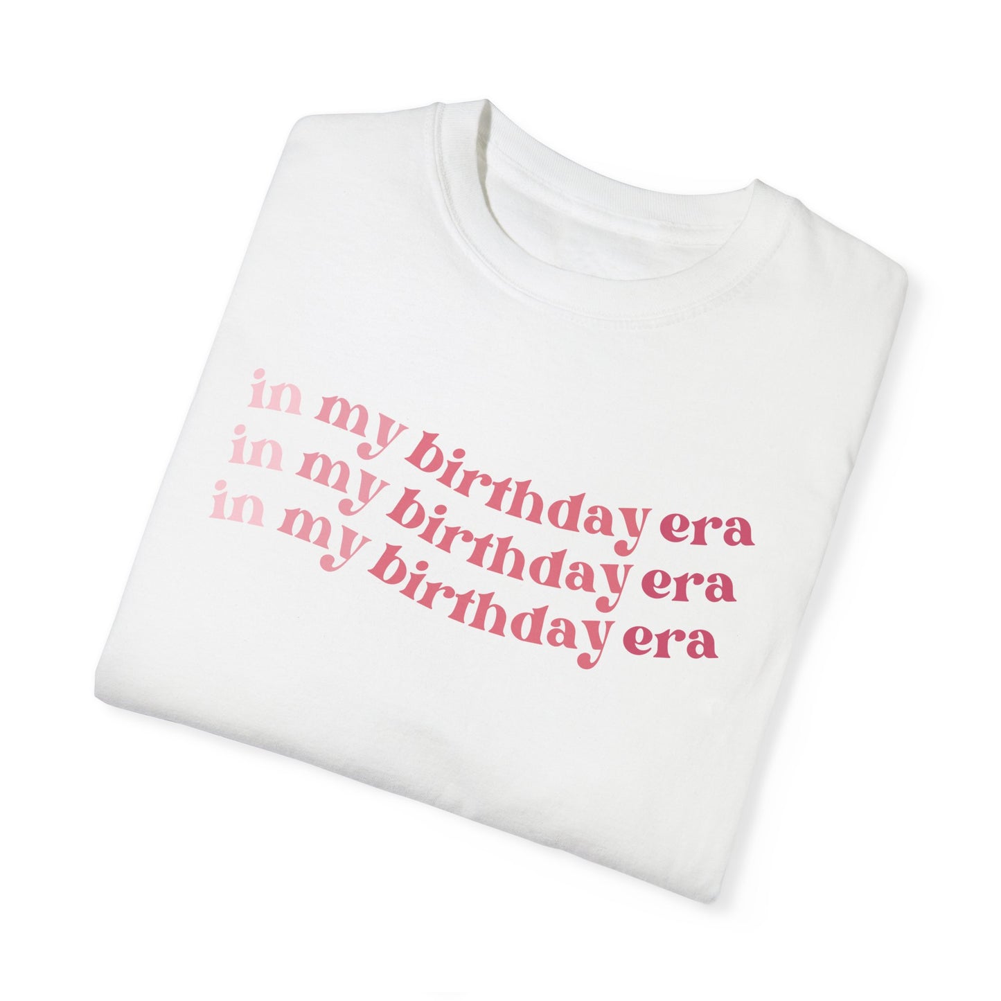 BIRTHDAY ERA Pink Graphic Tee