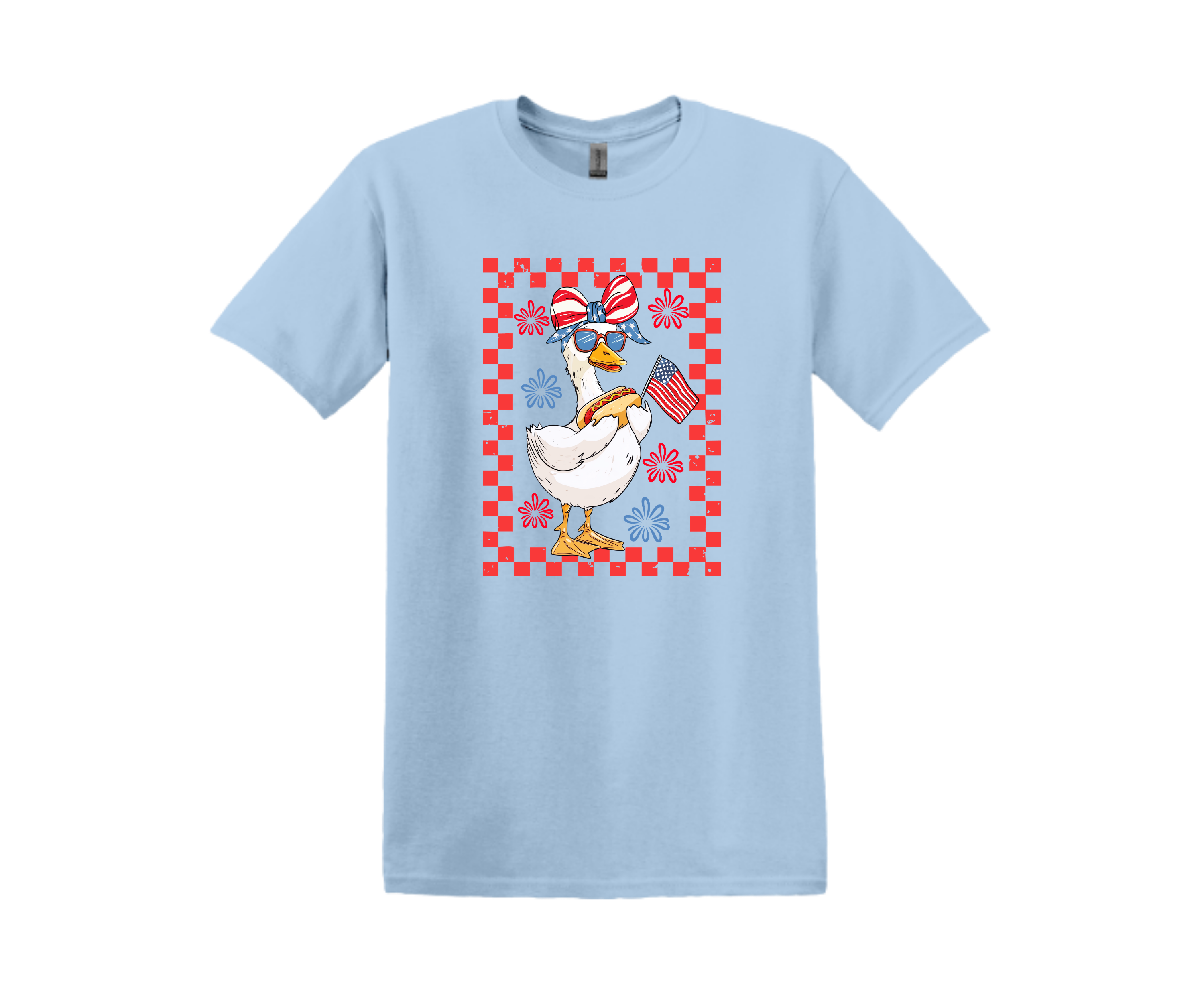 Freedom Goose Little Girl Tee