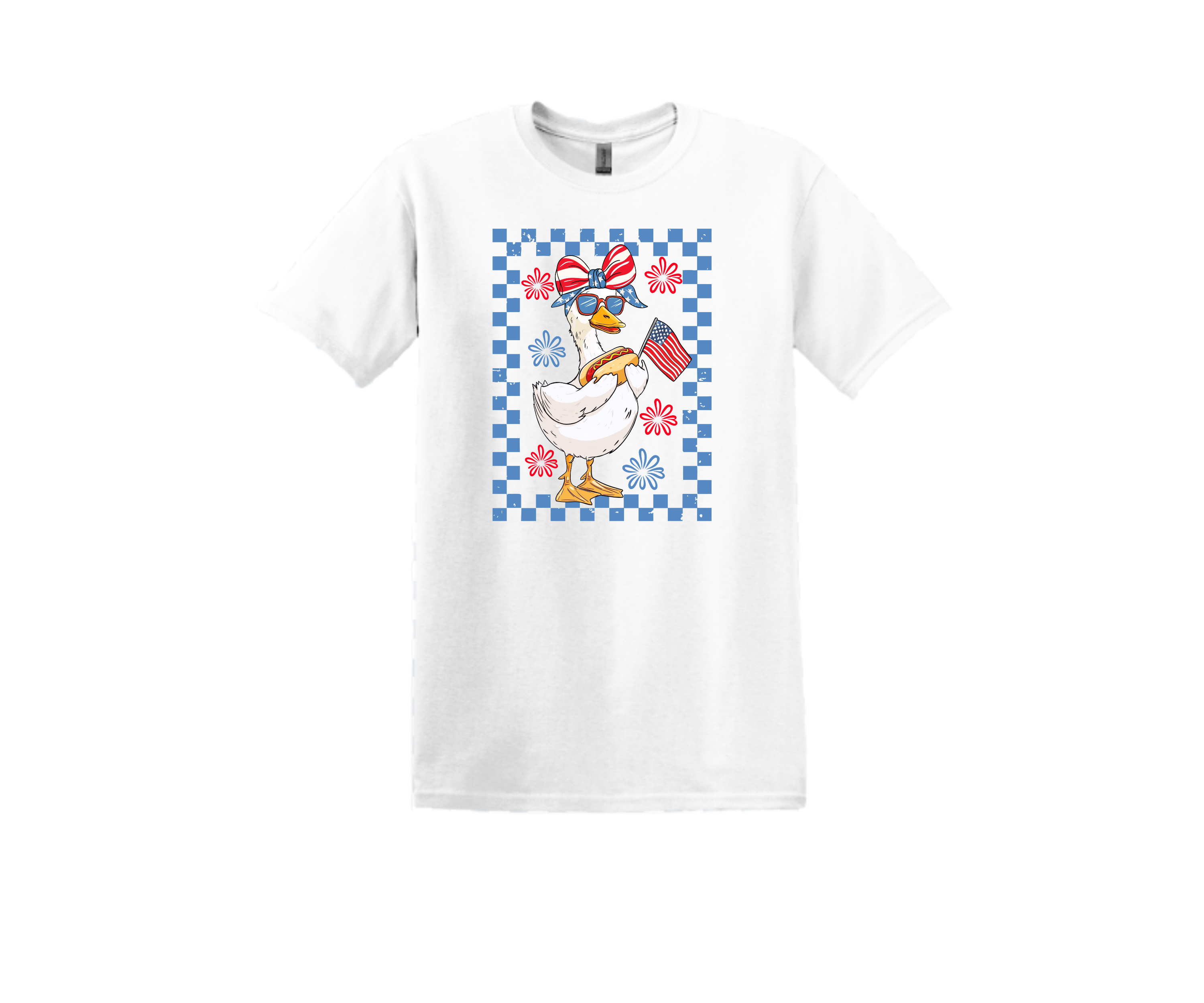Freedom Goose Little Girl Tee