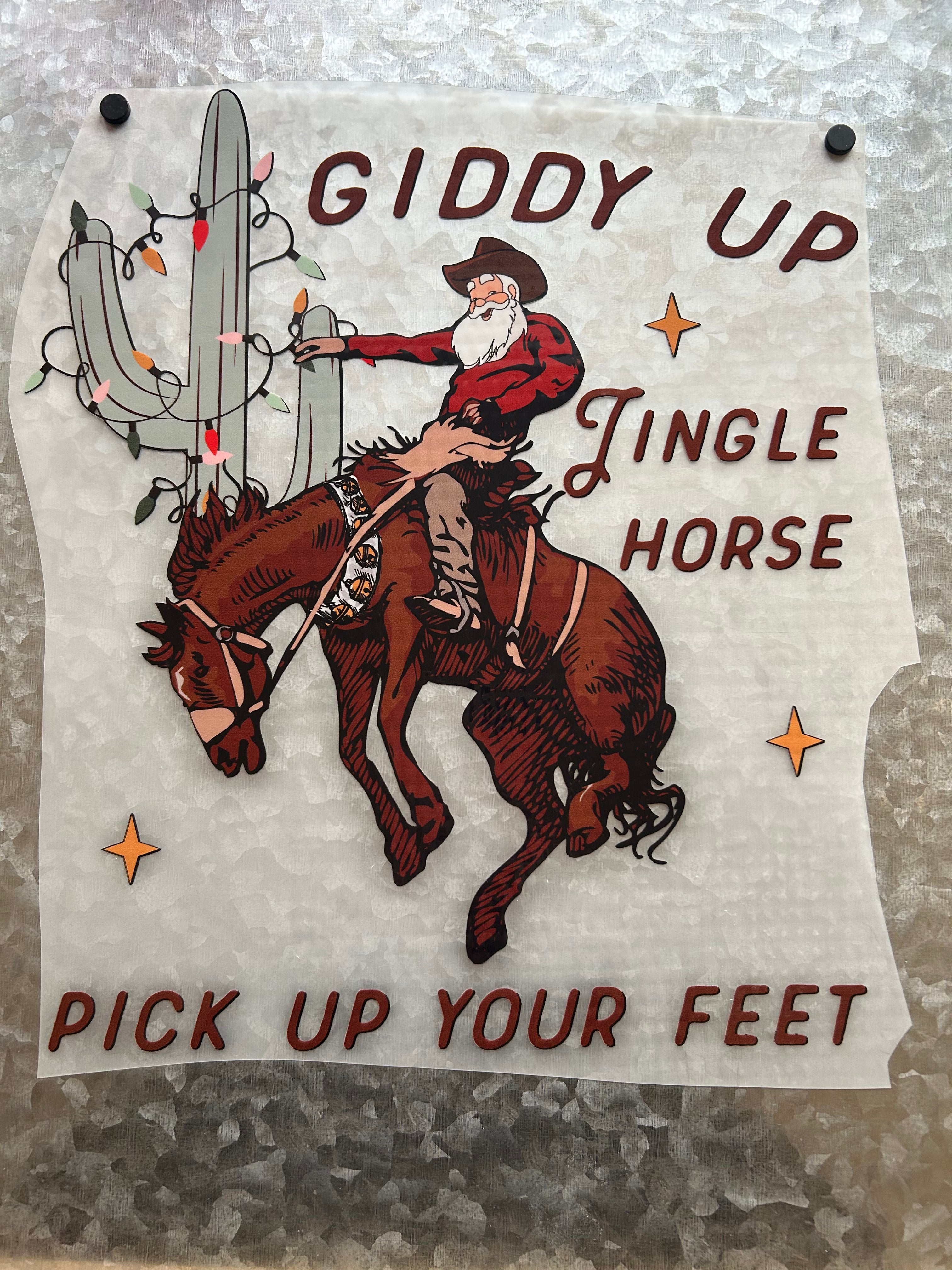 Giddy Up Jingle Horse