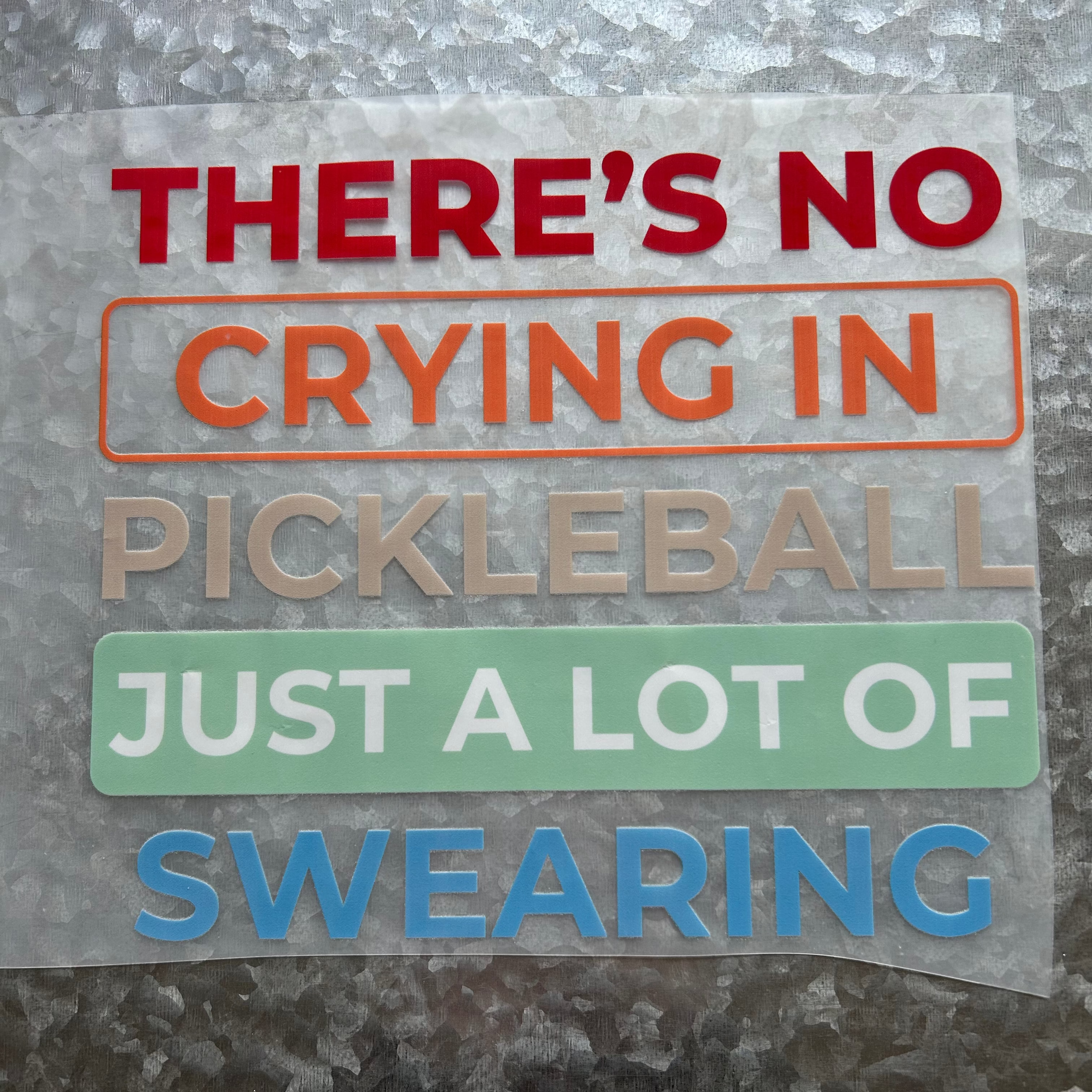 There's No Crying in Pickleball