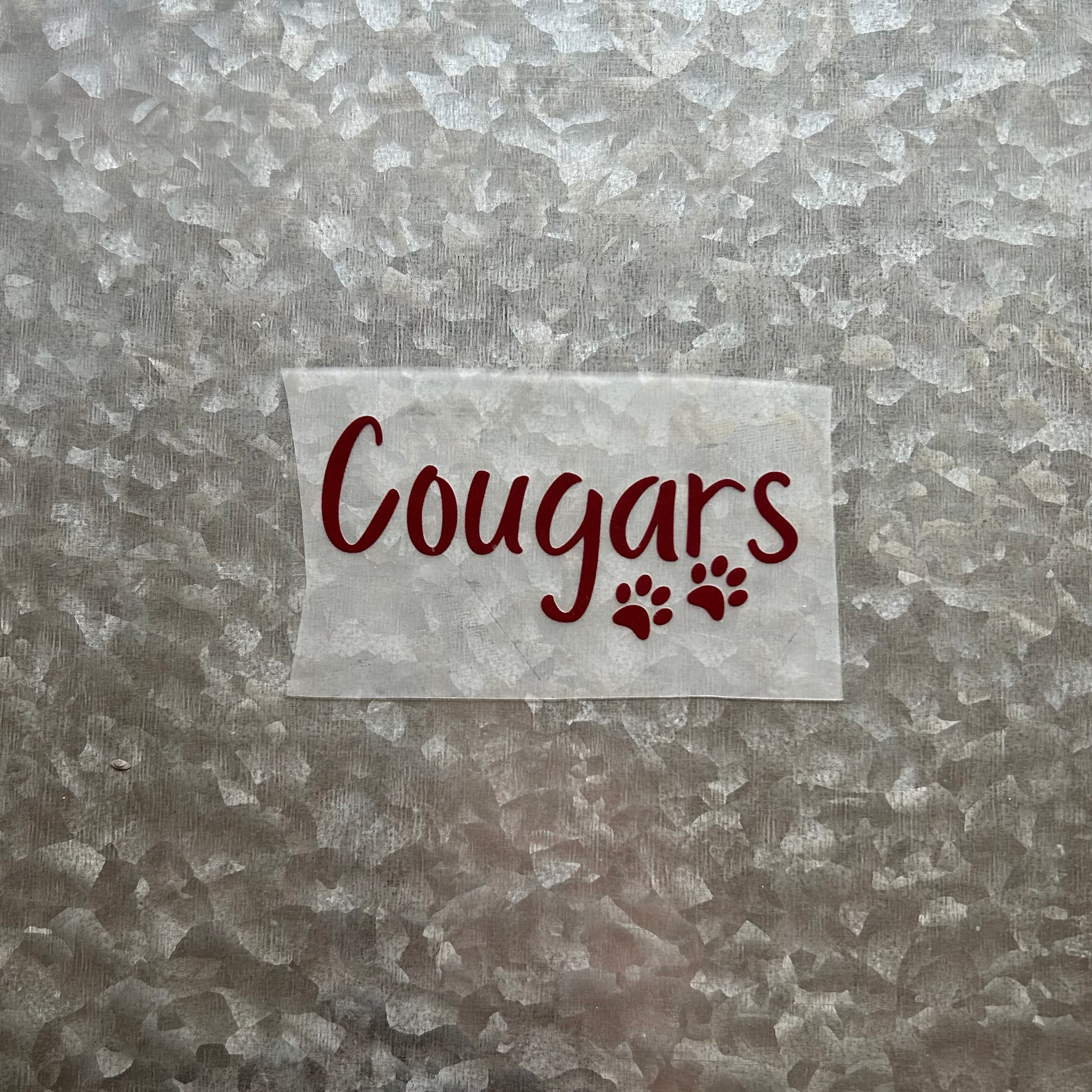 "Cougars" (Paw Prints)