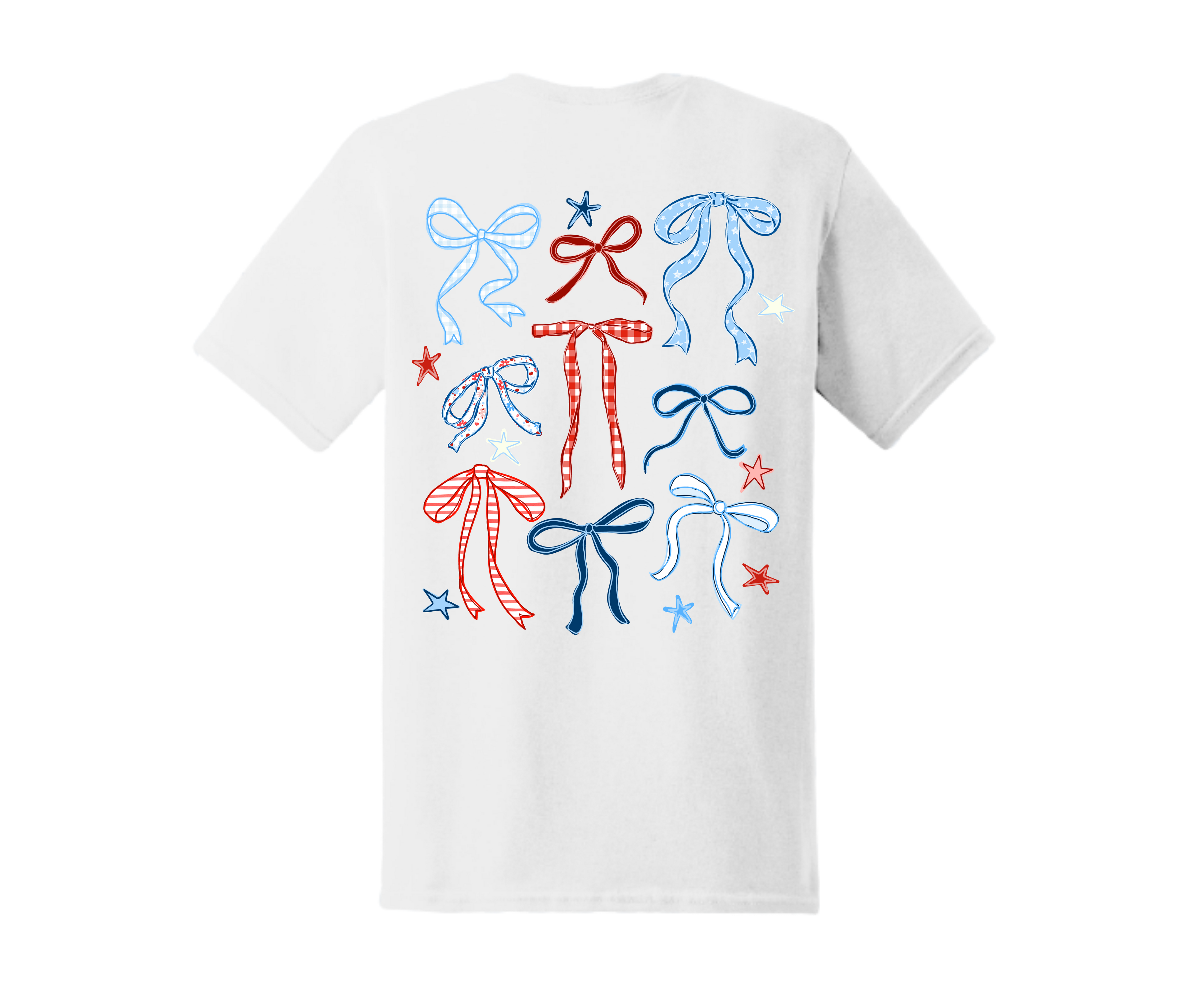 Red White & Bows Tee