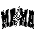 Checkered Lightning Bolt Mama